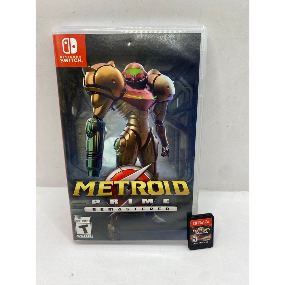 Metroid Prime Remastered Nintendo Switch Game w/Case tested Authentic